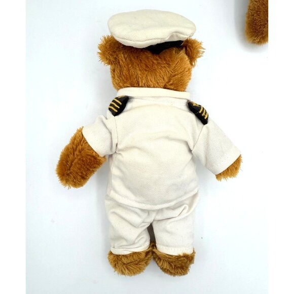 Plushland 2008 3-Piece Military Teddy Bear Set – Navy, Army & Air Force Uniforms - Picture 6 of 9